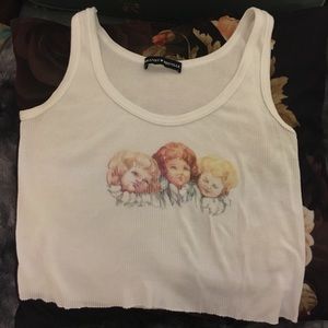 Cropped cherub tank